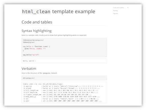 html_clean example